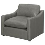 Grayson Grey Leather Chair 506773-3