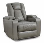 Mancin Gray Recliner Chair 29702 By Ashley Signature Design