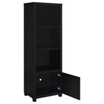 Jupiter Black 3 Shelf Media Tower 707756-3