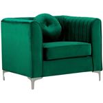 Isabelle Green Velvet Chair Isabelle_Chair_Green by Meridian Furniture