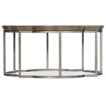 Montebello Round Cocktail Table in Quatrefoil Shape 6102-80110-80 By Hooker Furniture
