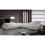 Contemporary Leather Sectional