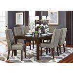 Kavanaugh Brown Upholstered Dining Side Chair 5409S in Set
