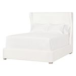 Balboa White LiveSmart Fabric Wing Bed by Essentials For Living