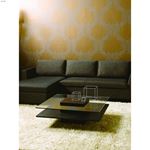 Emulsion Modern Black Oak Glass Coffee Table-3