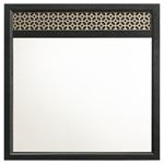 Valencia Black and Light Brown Dresser Mirror 2-3