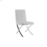 Loft White Eco - Leather Dining Chair by Casabianc