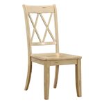 Janina Sand Thru Buttermilk X-Back Dining Side Chair 5516BMS