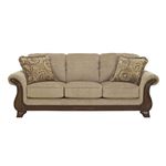Lanett Barley Fabric Sofa with Wood Trim 44900 By Ashley Signature Design