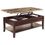 Orton Faux Marble Lift Top Coffee Table 3447-30 By Homelegance