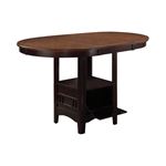 Lavon Chestnut and Espresso Counter Height Dining Table 105278 By Coaster