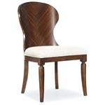 Palisade Walnut Wood Back Side Chair - Set of 2 By Hooker Furniture