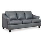 Genoa Steel Leather Queen Sofa Bed 47705 By Ashley Signature Design