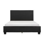Lorenzi Black Upholstered Full Size Bed 2220F by Homelegance