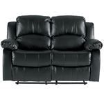 Granley Black Reclining Loveseat 9700BLK-2 by Homelegance