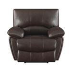 Clifford Chocolate Leather Reclining Chair 60028-3