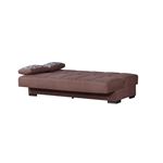 Soho Brown Upholstered Convertible Sofa Bed wit-3