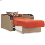 Sleep Plus Orange Chair Bed-3