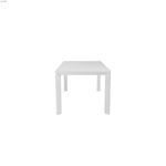 Adara High Gloss White Lacquer Dining Table 3