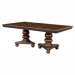 Lordsburg Double Pedestal Trestle Dining Table 5473-103 by Homelegance