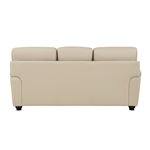 Foxborough Cream Leather Rolled Arm Sofa 9269CR-3