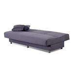Ramsey Armless Sofa Bed in Grey Open