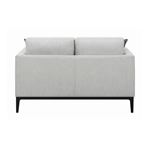 Apperson Light Grey Fabric Loveseat 508682 by Coaster Back