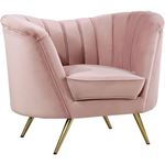 Margo Pink Velvet Chair Margo_Chair_Pink by Meridian Furniture