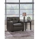 Belziani Storm Leather Tufted Arm Chair 54706-3