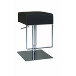 Modern Black Adjustable Height Swivel Bar Stool 0811 By Chintaly