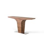 Bismarck Contemporary Walnut Console Table