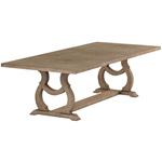 Brockway Cove Barley Brown Trestle Dining Table 110291 by Coaster