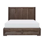 Facets Queen Shelter Bed with Storage Footboard-3