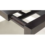 Modern A2 Espresso Extension Dining Table by BH extentsion