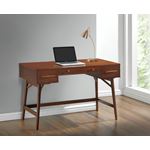 Mugga 47 inch Walnut 3-Drawer Writing Desk 8007-3