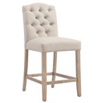 Lucian 26 Inch Beige Counter Stool 203-157 by Inspire