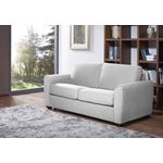 Marin Light Grey Microfiber Sofa Bed-3