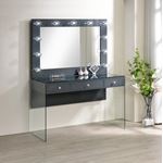 Afshan Grey Vanity Set with Lighting Mirror 935-3