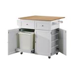 Coaster Jalen 3 Door Mobile Kitchen Cart 900558