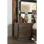 Lumberton Rugged Brown 2 Drawer Nightstand-3