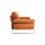 Jonkoping Orange Polyblend Sofa 900625 Orange by Zuo Modern 3