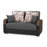 Mobimax Grey Fabric Love Seat Mobimax Love Seat - Grey by CasaMode
