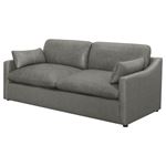 Grayson Grey Leather Sofa 506771-3