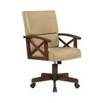Marietta Upholstered Game Arm Chair Tobacco And Tan 100172 by Coaster