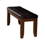 Ameillia 48 Inch Dark Oak Dining Bench 586-13 by Homelegance