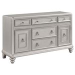 Bling Game Dining Sideboard Buffet Cabinet Metallic Platinum 106475