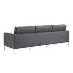 Loft Modern Grey Fabric Tufted Sofa EEI-2052-DOR by Modway Back