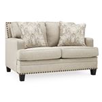 Caladeron Linen Track Arm Loveseat 15602 By Ashley Signature Design