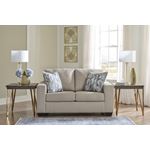 Deltona Parchment Fabric Loveseat 51204-3