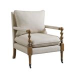 Monaghan Beige Accent Chair with Casters 903058 By Coaster